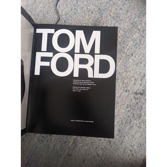 Tom Ford by Tom Ford & Bridget Foley Hardcover Book Rizzoli Fashion Design - Picture 5 of 16